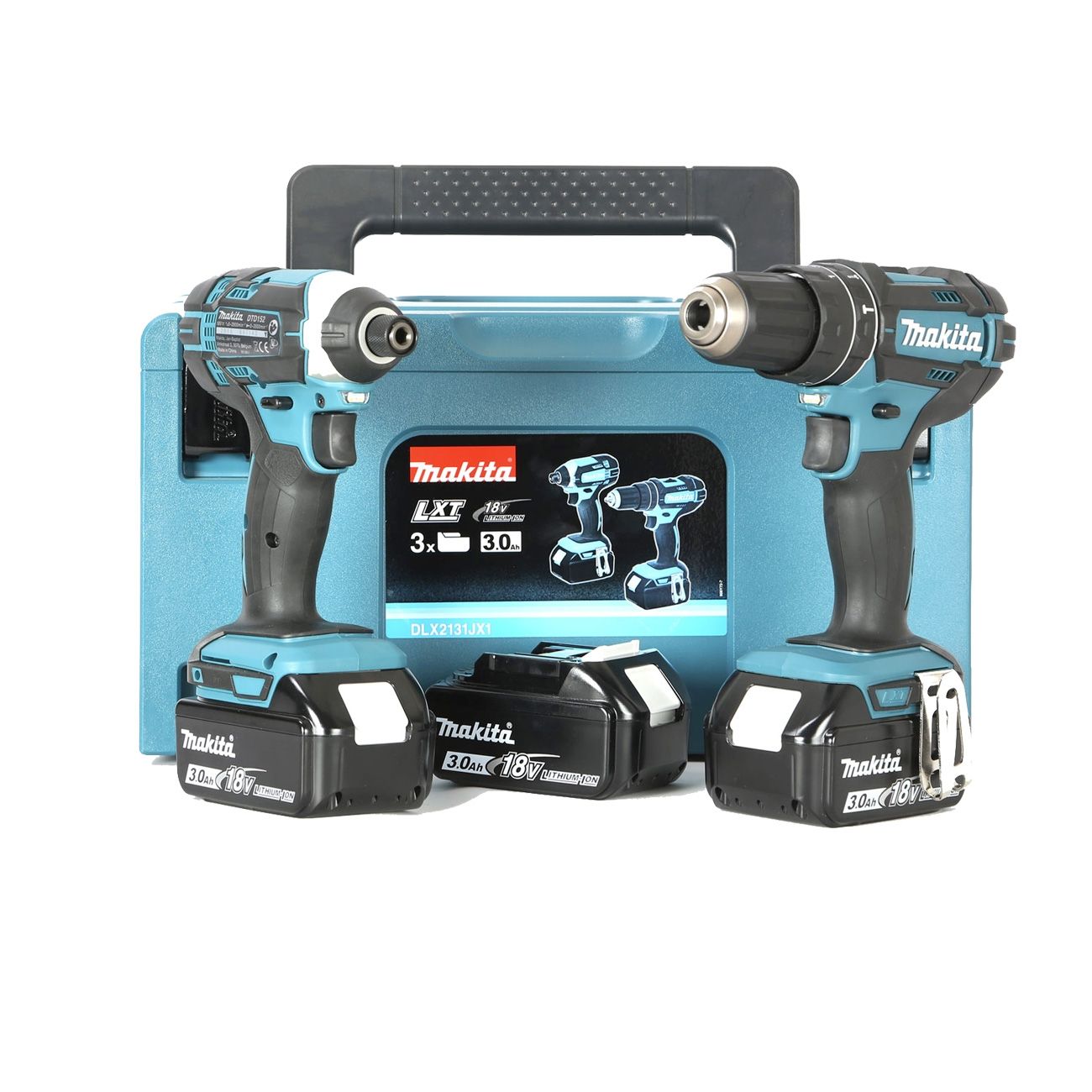 MAKITA KIT TRAPANO AVVITATORE 3.0Ah 18V mod. DLX2131JX1