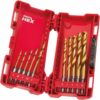 Milwaukee PUNTE TRAPANO PER FERRO ATTACCO 1/4" RED HEX TITANIUM COD. 4932493865