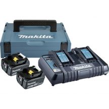 MAKITA ENERGY KIT 2X18V + CARICATORE DOPPIO mod. 197629-2