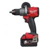 MILWAUKEE KIT FUEL TRAPANO SMERIGLIATRICE 4 BATTERIE 2 CARICABATTERIE 2 VALIGIE mod. M18FPPZF-504X