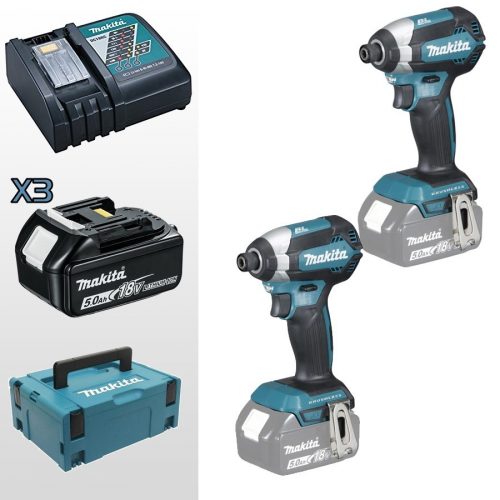 MAKITA KIT LI-ION 18V 5,0 AH mod. DLX2236TJ1