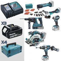 MAKITA KIT LITIO PROFESSIONLE 18V 5.0Ah mod. DLX6085TJ