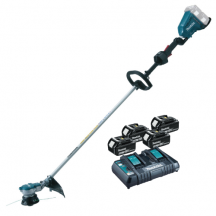 MAKITA DECESPUGLIATORE BORDATORE 2x18V + 4 BATT. DOPPIO CARICATORE mod. DUR364LZ