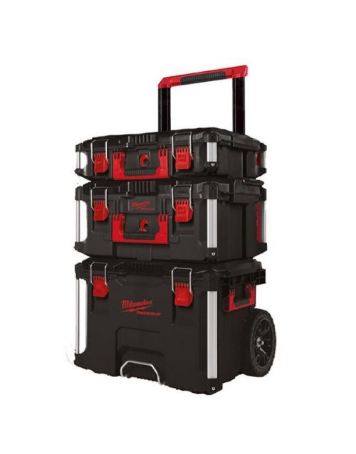 MILWAUKEE TROLLEY PACKOUT 3in1 + 1 ORGANIZER SLIM mod. 4932471065 GARANZIA ITALIANA