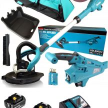 MAKITA LEVIGATRICE CARTONGESSO 18V 2 BATTERIE + CARIC GARANZIA ITA