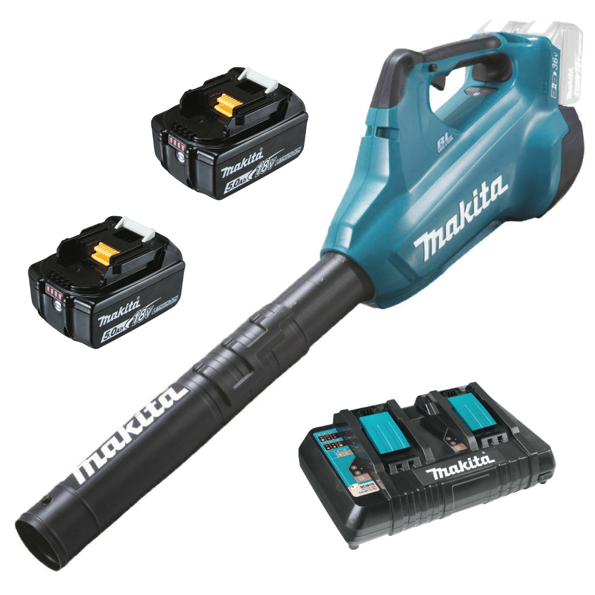 Makita SOFFIATORE A BATTERIE DUB362 18V+18V + CARIC. GARANZIA ITALIANA