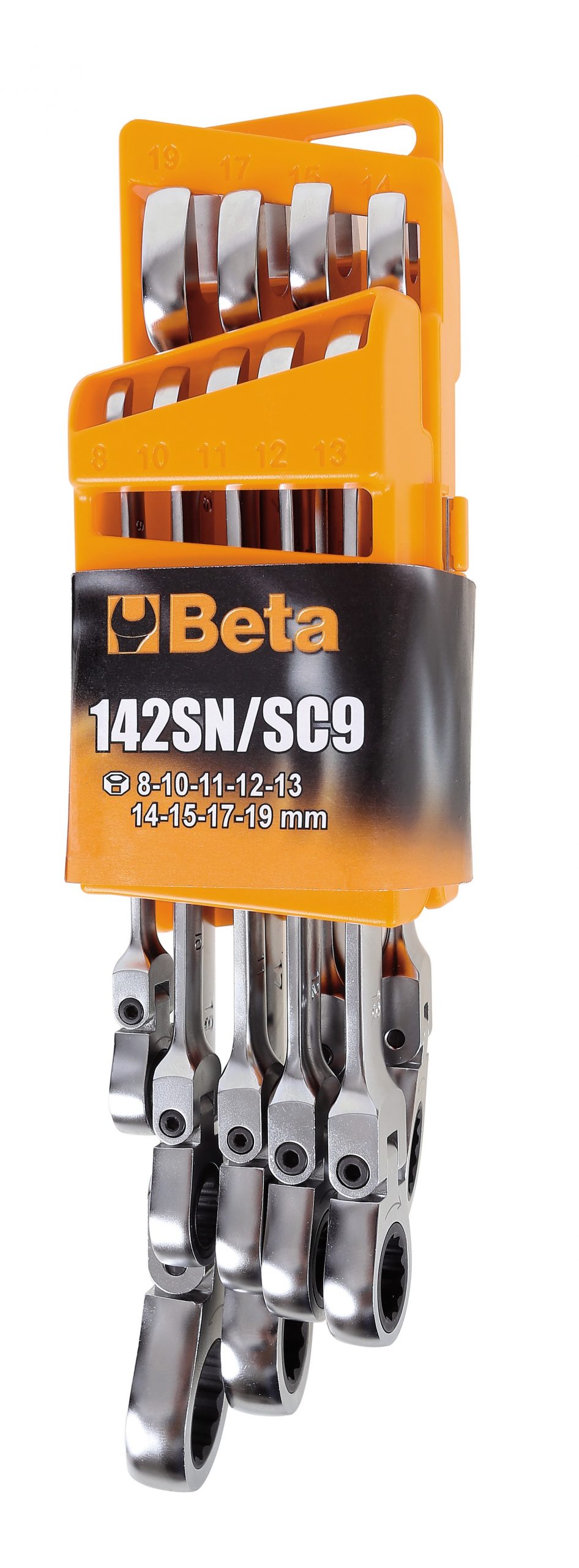 Beta 142SN/SC9 SET 9 PZ CHIAVI COMBINATE CON CRICCHETTO