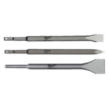 MILWAUKEE SET 3 SCALPELLI SDS-PLUS