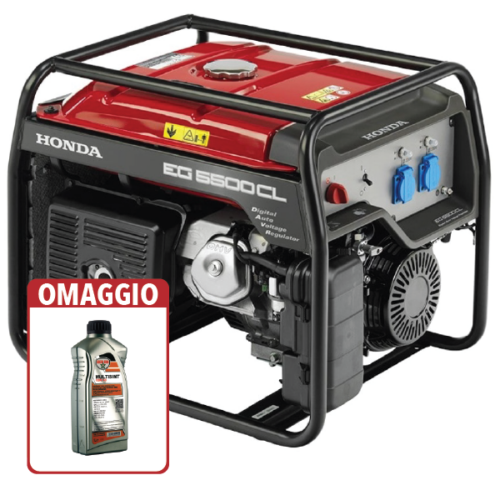 Honda EG5500CL GENERATORE DI CORRENTE 5,5KW 389CC ENDURANCE + OLIO OMAGGIO