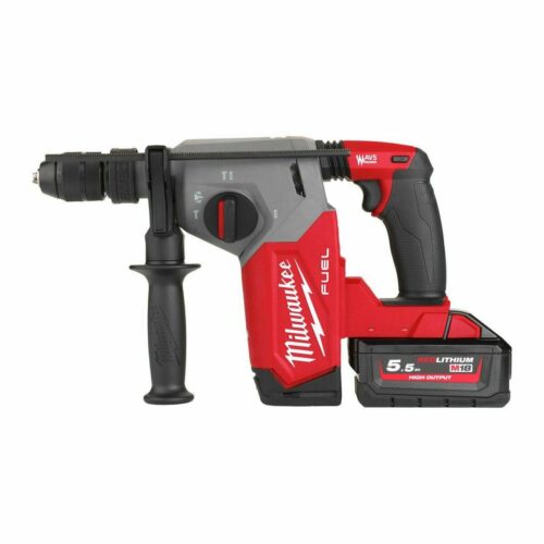 Milwaukee M18 FHX-552X TASSELLATORE SDS-PLUS 18V 2 BATT. 5.5Ah + OMAGGIO! - immagine 2