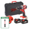 Milwaukee M18CBLPD-402C TRAPANO AVVITATORE BRUSHLESS 18V 2 BATTERIE + OMAGGIO