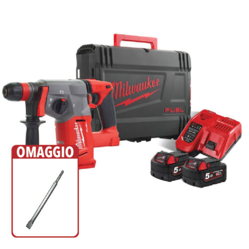 Milwaukee M18BLHX-502X TASSELLATORE SDS PLUS BRUSHLESS 18V 5AH