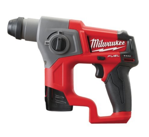 Milwaukee M12CH-602X TASSELLATORE SDS-PLUS FUEL 12V 2 BATT. 6.0Ah + OMAGGIO! - immagine 2