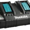 Makita CARICABATTERIE DC18RD ORIGINALE DOPPIO 18V - immagine 2