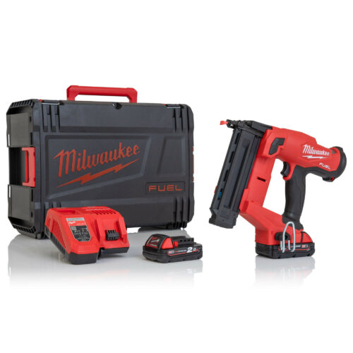 Milwaukee M18FN18GS-202X SPARACHIODI A BATTERIA FUEL , PER BATTISCOPA MOSTRE