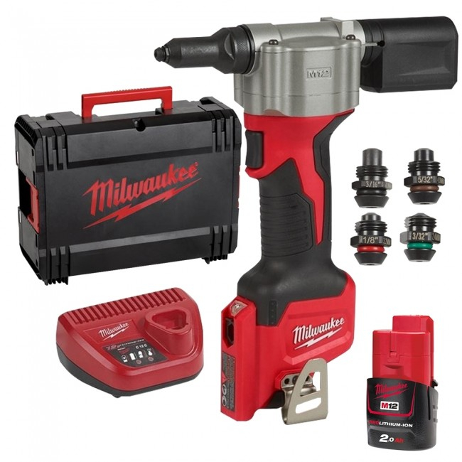 Milwaukee M12 BPRT-201X RIVETTATRICE A BATTERIA 12V 