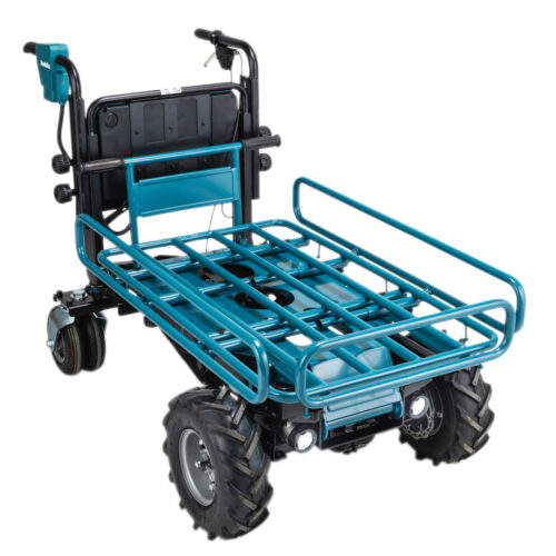 Makita CARRIOLA A BATTERIA 36V ( 18+18) DCU604Z ALZATA 300KG PER CANTIERE - immagine 4