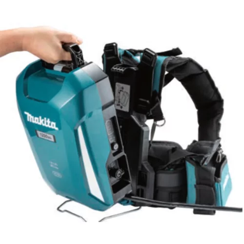 Makita KIT GIARDINAGGIO 40V LM001CZ RASAERBA SEMOVENTE + BATTERIA PORTATILE A ZAINO PDC12000A01 - immagine 4