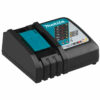 Makita DLX2418TJ KIT ELETTROUTENSILI 18V AVVITATORE E TRAPANO BATTERIE CARICATORE - immagine 5