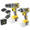 FFgroup SET SMERIGLIATRICE + 2 AVVITATORI CID+CHD 20V 2AH 2 BATTERIE E CARICATORE - immagine 2