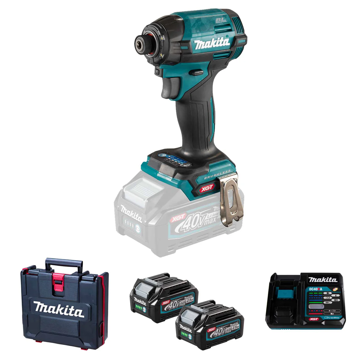 Makita AVVITATORE AD IMPULSI TD002GD202 XGT 40V 220NM PROFESSIONALE -   Utensileria Roma