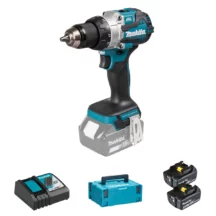Makita TRAPANO AVVITATORE DHP489RTJ 18V 5.0AH CON PERCUSSIONE