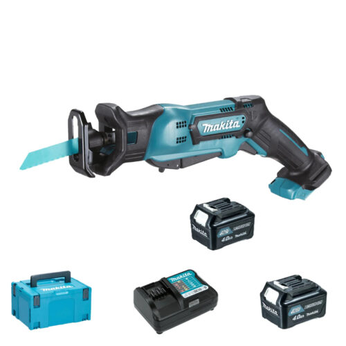 Makita JR103DSMJ SEGHETTO DRITTO 10,8V 4AH 2 BATTERIE CARICATORE