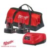Milwaukee M12 NRG-402 KIT BATTERIE 12V 4.0AH CARICABATTERIE BORSA