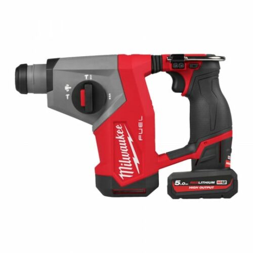 Milwaukee M12FHAC16-502X TASSELLATORE COMPATTO SDS-PLUS 12V 5AH 2 BATTERIE CARICATORE VALIGIA - immagine 2