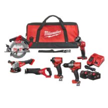 Milwaukee M18 FPP6G3-502B KIT POWER PACK 6 UTENSILI 18V 2 BATTERIE CARICATORE BORSA