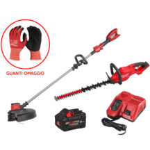 Milwaukee M18 FPP20P7-801 KIT BORDATORE + TAGLIASIEPI 60CM 18V 8AH