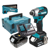 Makita DTD158RTJ AVVITATORE A IMPULSI LXT 2 BATTERIE 18V 5AH CARICATORE VALIGIA