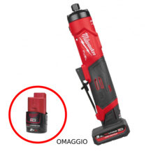 Milwaukee M12 FDGS2-552B MINI SMERIGLIATRICE DIRITTA 12V BATTERIA IN OMAGGIO