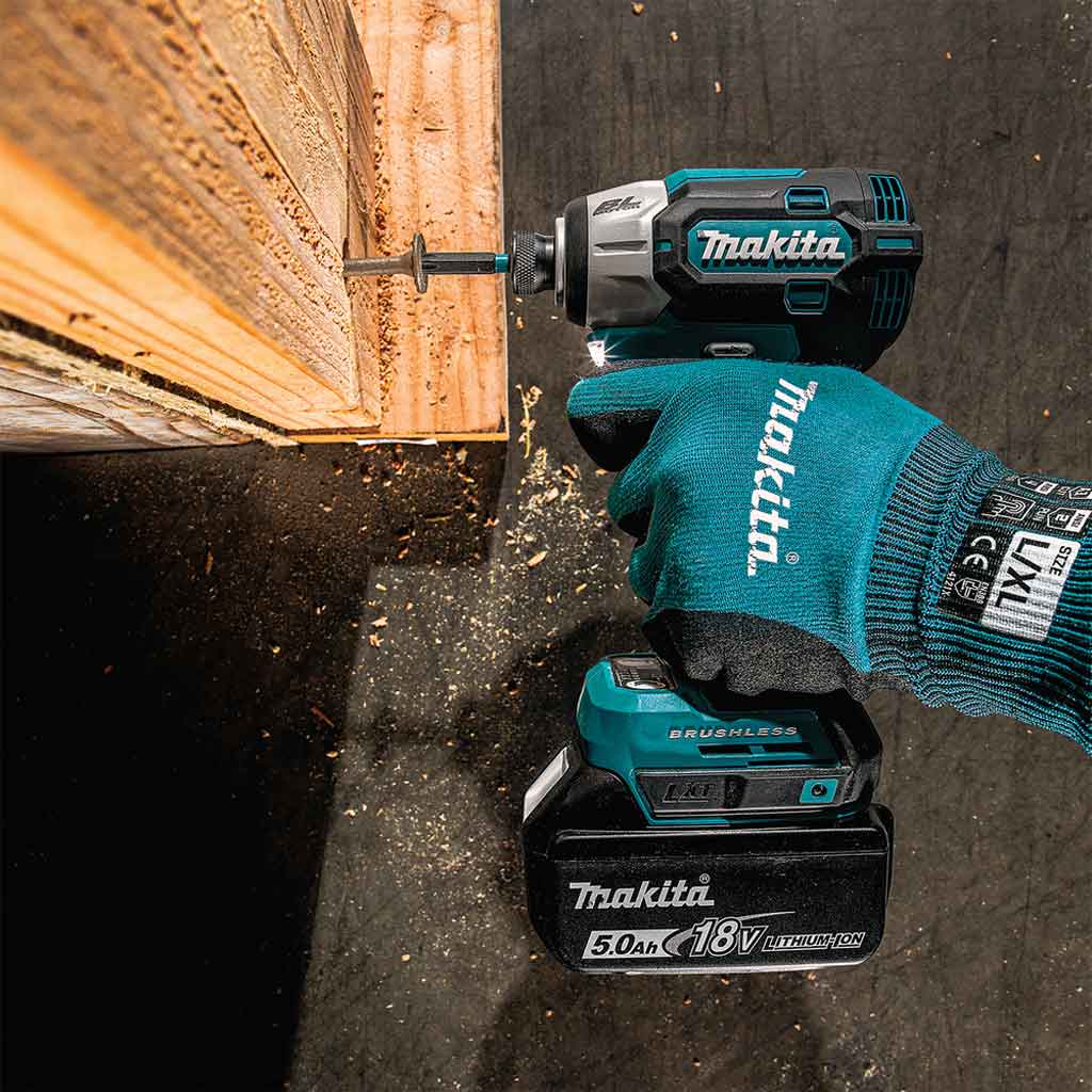 Makita DTD201RTJ KIT AVVITATORE MASSA BATTENTE 18V T-MODE + OMAGGIO - immagine 6