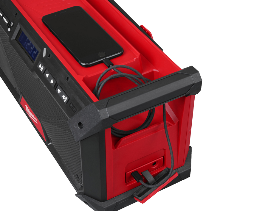 Milwaukee M18 RC2DAB+-0 RADIO DA CANTIERE 18V BATTERIA OMAGGIO - immagine 5