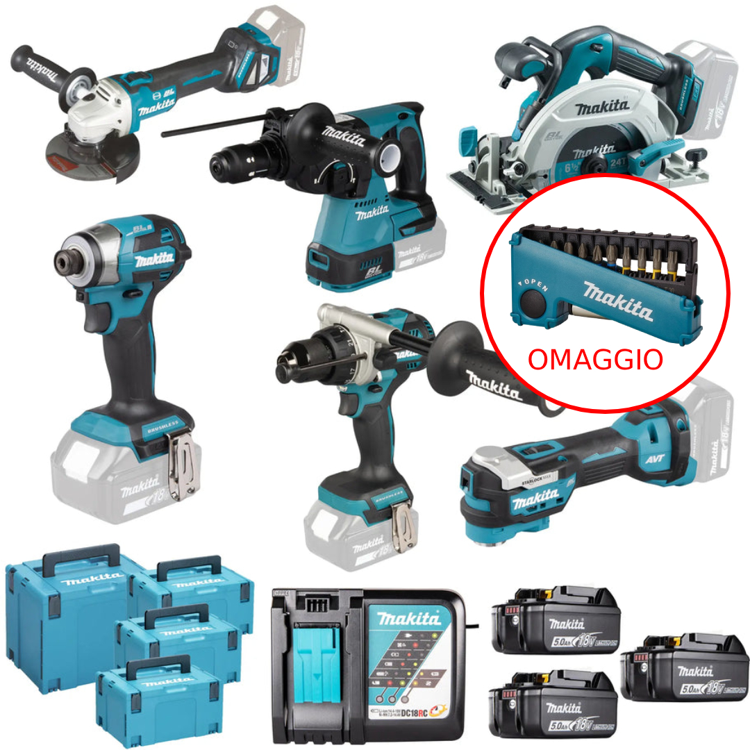 Makita DLX6145JX1 KIT COMBO LXT 18V 5Ah